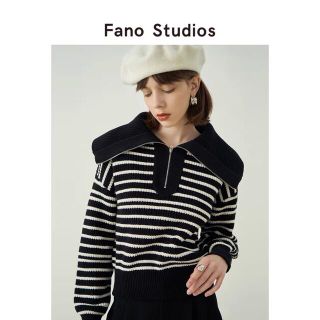 Fano Studios ボーダーニット（S）