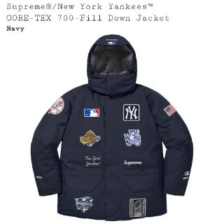 シュプリーム(Supreme)のM New York Yankees 700-Fill Down Jacket(ダウンジャケット)