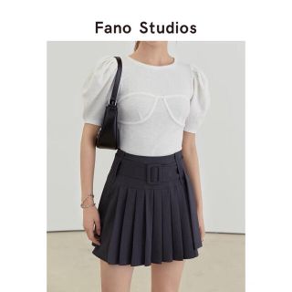 fano studios プリーツスカート-