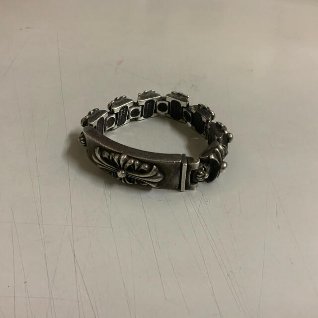 ブレスレットCHROME HEARTS クロムハーツ ID ブレスレット フローラル