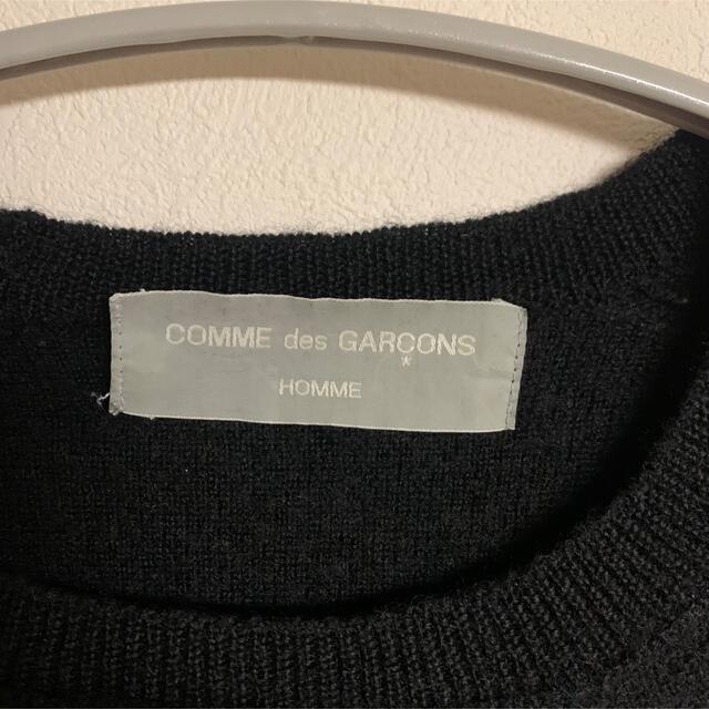 COMME des GARCONS(コムデギャルソン)の【専用】COMME des GARÇONS HOMME  90s ニット　黒 メンズのトップス(ニット/セーター)の商品写真