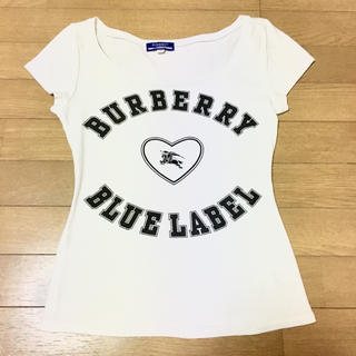 バーバリー(BURBERRY)のバーバリーブルーレーベル ホワイトTシャツ(Tシャツ(半袖/袖なし))