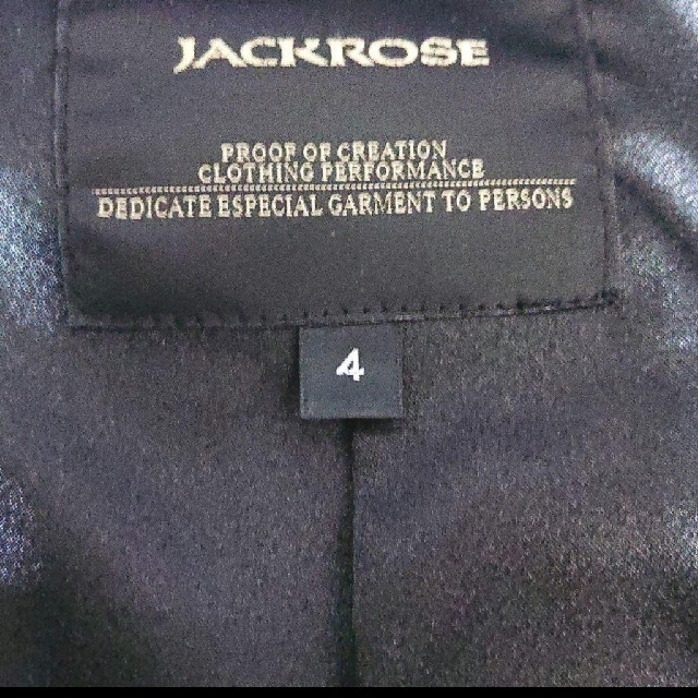 【極美品】JACKROSE ラムレザー ライダースジャケット メンズのジャケット/アウター(ライダースジャケット)の商品写真