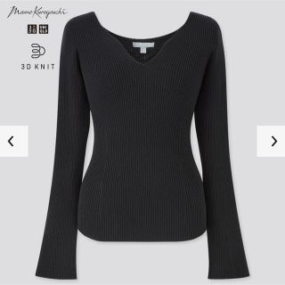 ユニクロ(UNIQLO)の3Dリブセーター（長袖）(ニット/セーター)