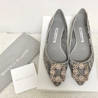 マノロブラニク(MANOLO BLAHNIK)のm.y_322様専用です。MALON BLAHNIK マノロ　ブラニク　ハンギシ(バレエシューズ)