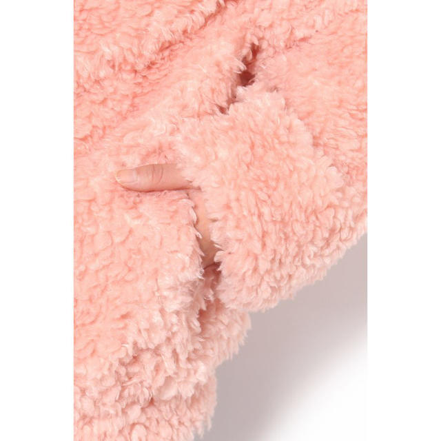 WEGO(ウィゴー)のWEGO モコモコジャケット ピンク レディースのジャケット/アウター(毛皮/ファーコート)の商品写真