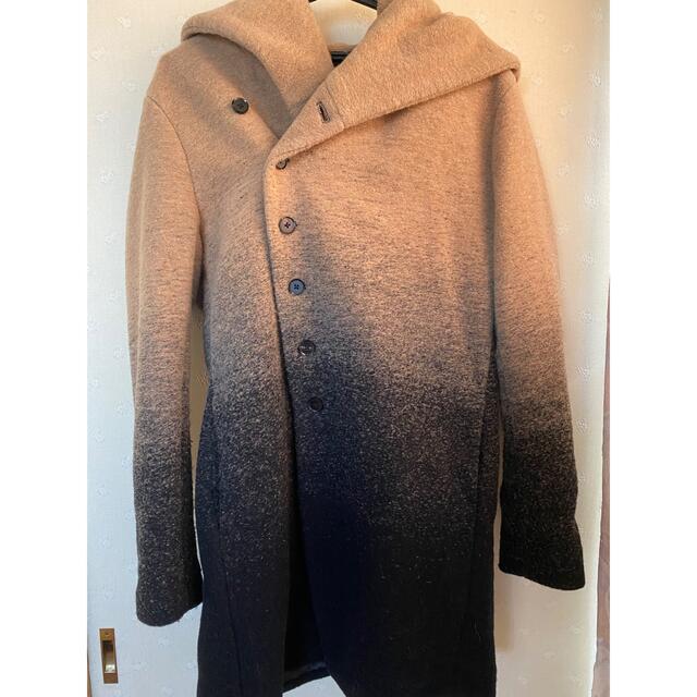 NO ID. WT グラデーション フーデッドコート※即購入OK