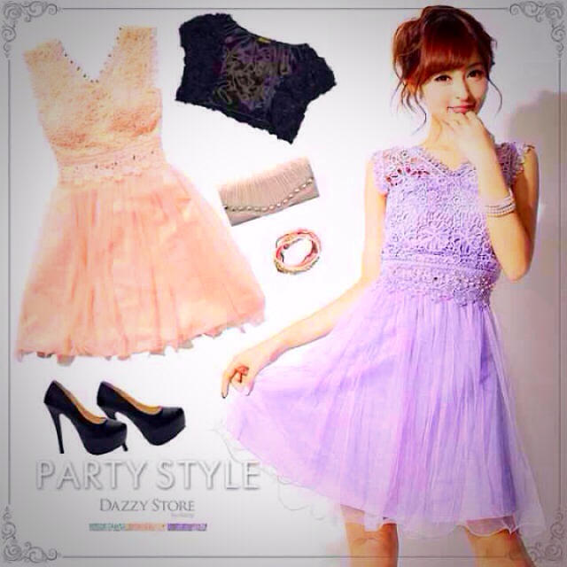 dazzy store(デイジーストア)のDAZZY♡ピンク ミニドレス！ほぼ新品 レディースのフォーマル/ドレス(ミニドレス)の商品写真