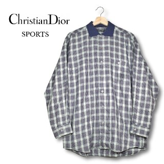 クリスチャンディオール(Christian Dior)のChristian Dior SPORTS ヴィンテージコットンチェックシャツ(シャツ)