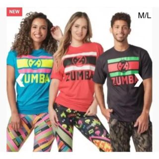 ズンバ(Zumba)の【2021年 新作】ユニセックス　zumbaウェア　ズンバシャツ　M/L(ダンス/バレエ)