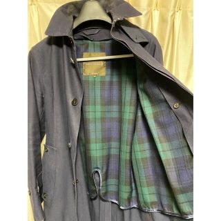 マッキントッシュ(MACKINTOSH)の【値下げ】マッキントッシュ　ダンケルド　ゴム引き　サイズ40 ネイビー(ステンカラーコート)