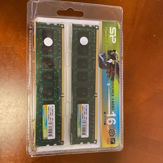 スマホ/家電/カメラPC メモリ DDR3 16GB (8GB X 2)
