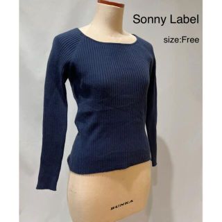 サニーレーベル(Sonny Label)のアーバンリサーチ サニーレーベル URBAN RESEARCH ニット ネイビー(ニット/セーター)