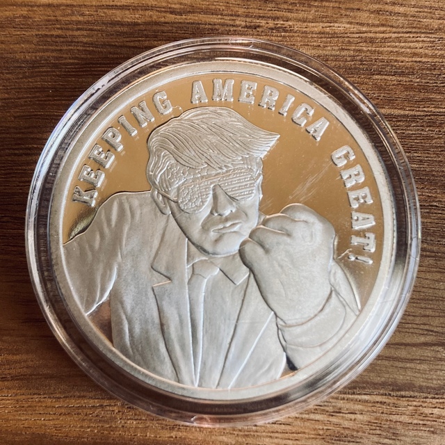【限定版】KEEP AMERICA GREAT☆トランプ大統領2020 銀貨