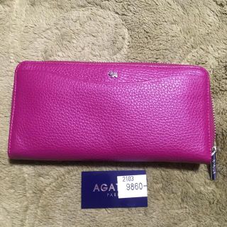 アガタ(AGATHA)のAGATHA PARIS  スコッティ ピンク 長財布(財布)