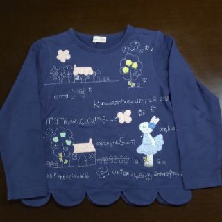 ニットプランナー(KP)の☆KP☆mimiちゃん刺繍スカラップトレーナー120cm♪(Tシャツ/カットソー)