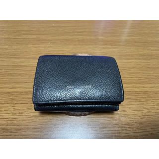 サンローラン(Saint Laurent)のSAINT LAURENT　ミニウォレット　三つ折り(折り財布)