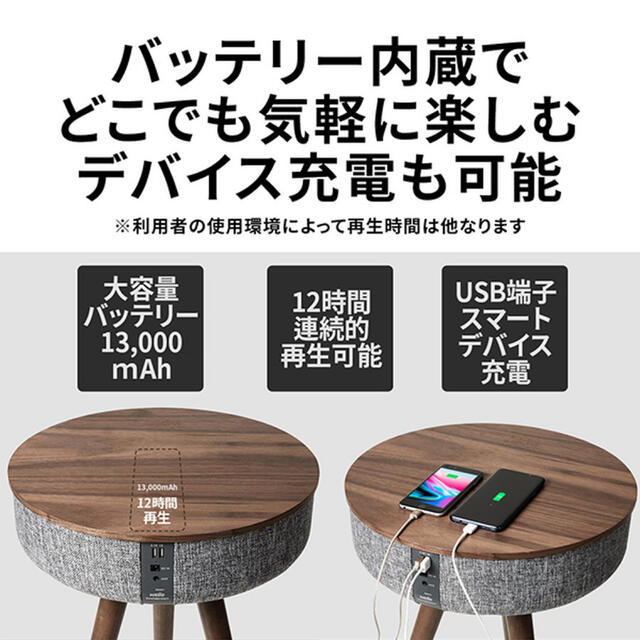 新品・未使用 welle ベレーBluetooth テーブルスピーカー