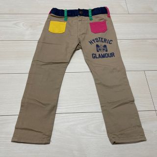 ヒステリックミニ(HYSTERIC MINI)のMロゴパンツ.110👖🧡(パンツ/スパッツ)