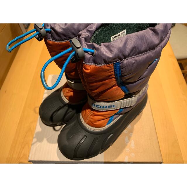 SOREL(ソレル)のソレル　ジュニア　21センチ　スノーブーツ キッズ/ベビー/マタニティのキッズ靴/シューズ(15cm~)(ブーツ)の商品写真