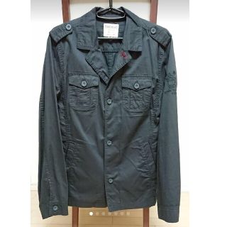 ★ぱど男爵様★　　COOKJEANS☆クックジーンズ☆コットン ジャケット☆BK(テーラードジャケット)