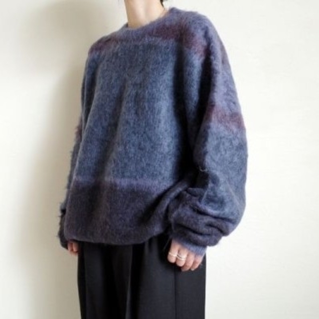 最終値下げ　YOKE 21aw ROTHKO BORDER CREW NECK