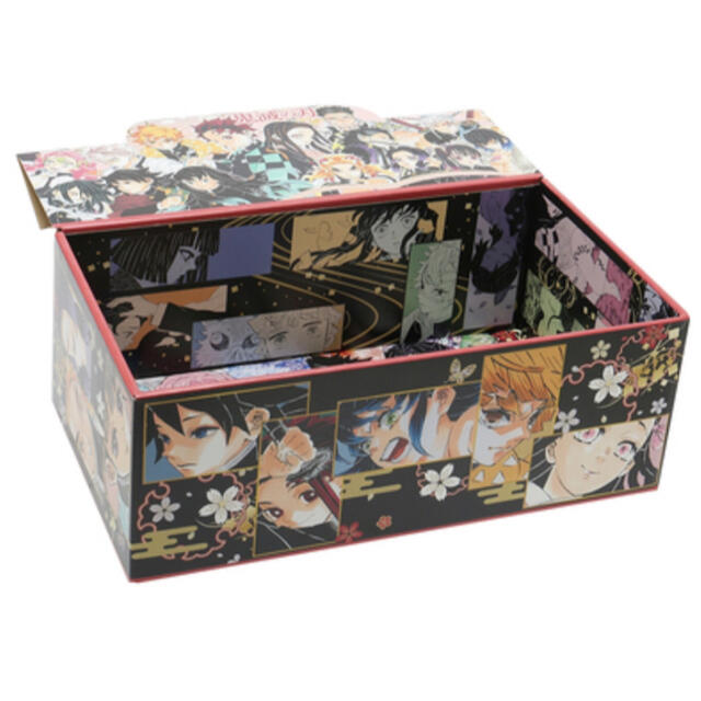 新品未開封　鬼滅の刃　ジャンプ　コミック　全巻　収納　BOX しおり　ボックス