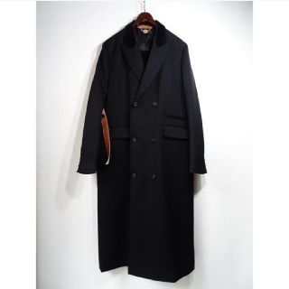 サンシー(SUNSEA)のSUNSEA DOUBLE-BREASTED COAT 【VELVET・2】(チェスターコート)