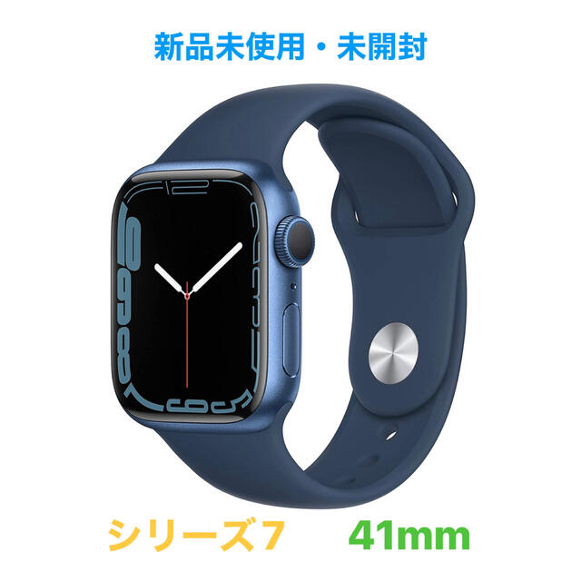 Apple Watch Series 7 GPSモデル 41mm ブルー | フリマアプリ ラクマ