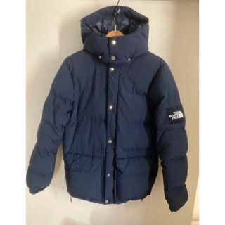 ザノースフェイス(THE NORTH FACE)の美品ノースフェイス　キャンプシエラショート　ダウンジャケット　ネイビーLサイズ(ダウンジャケット)