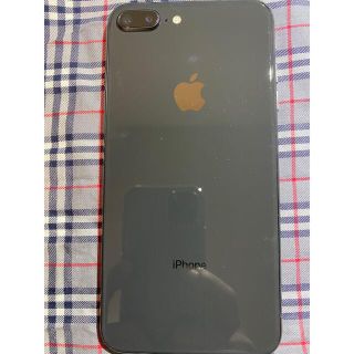 アイフォーン(iPhone)のiPhone8plus BLACK 64GB simフリー(スマートフォン本体)