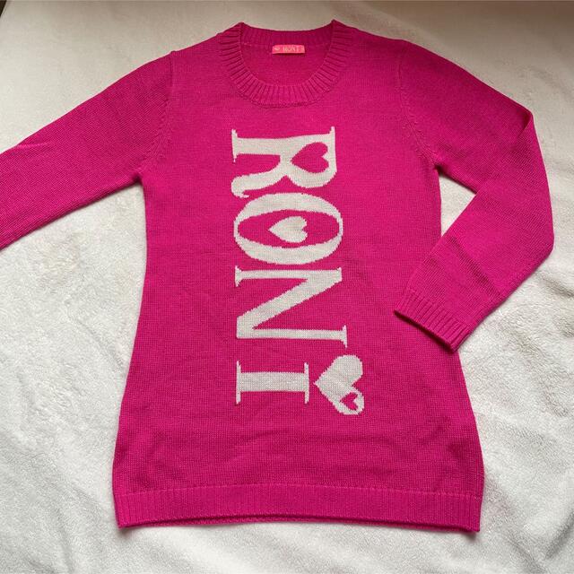 RONI(ロニィ)のRONI ニット　ピンクセーター　Mサイズ キッズ/ベビー/マタニティのキッズ服女の子用(90cm~)(ニット)の商品写真