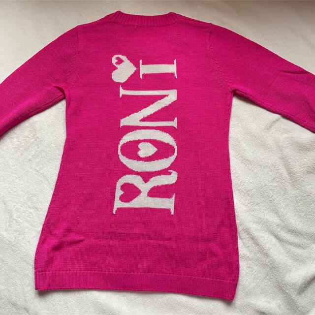 RONI(ロニィ)のRONI ニット　ピンクセーター　Mサイズ キッズ/ベビー/マタニティのキッズ服女の子用(90cm~)(ニット)の商品写真