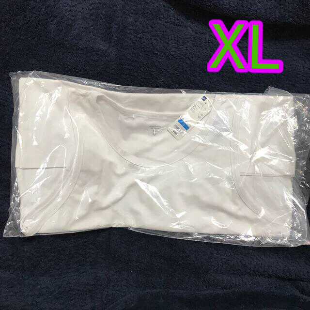 【新品・未開封】GU MEN ドライポンチ ロングタンクトップQ ホワイト XL メンズのトップス(タンクトップ)の商品写真