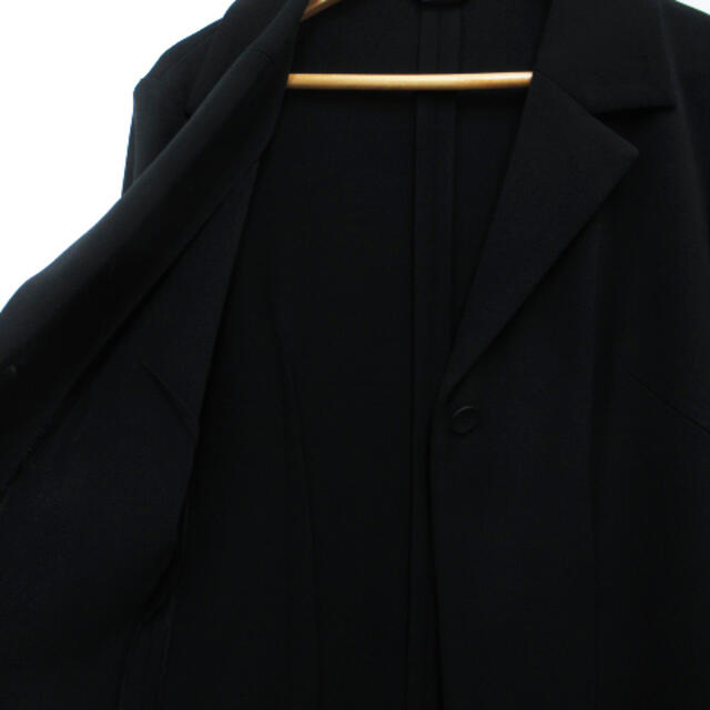 LAUTREAMONT(ロートレアモン)のロートレアモン テーラードジャケット 薄手 ミドル丈 七分袖 2 黒 /FF33 レディースのジャケット/アウター(その他)の商品写真