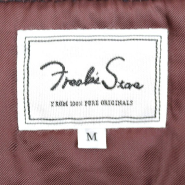 FREAK'S STORE(フリークスストア)の【未使用近い】新品価格27500円　フリークスストア　サーモライト中綿　袖牛革 メンズのジャケット/アウター(スタジャン)の商品写真