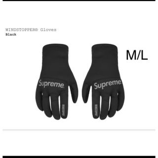 シュプリーム(Supreme)のWINDSTOPPER® Gloves 黒M/L(手袋)