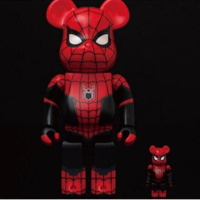 ーツをモチ BE@RBRICK SPIDER-MAN 100% & 400%の セブンネッ