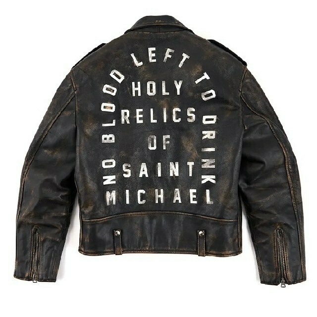 SAINT MICHAEL Schott 2 ライダース ジャケット ワンスター-