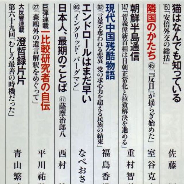 ありがとう安倍晋三総理Hanada2020/11　値下げしました再値下げしました エンタメ/ホビーの雑誌(ニュース/総合)の商品写真