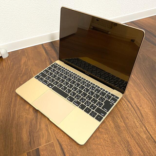 アップル(Apple)のMacBook 12-inch Early 2015 ゴールド 中古品(ノートPC)