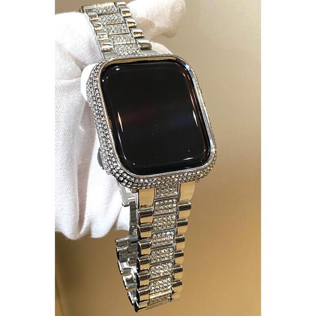 アップルウォッチ用カスタムカバーベルトセットの通販 by アップル