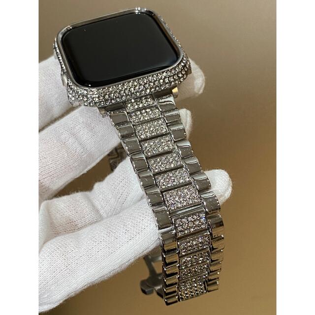アップルウォッチ用カスタムカバーベルトセットの通販 by アップル