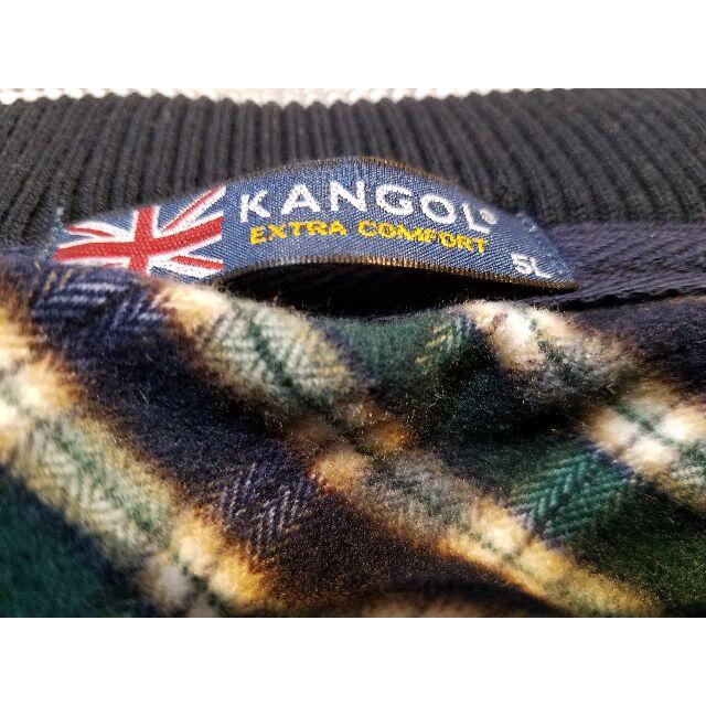 KANGOL(カンゴール)のKANGOL 裏起毛 フルジップニットジャケット 濃紺 5L メンズのジャケット/アウター(その他)の商品写真