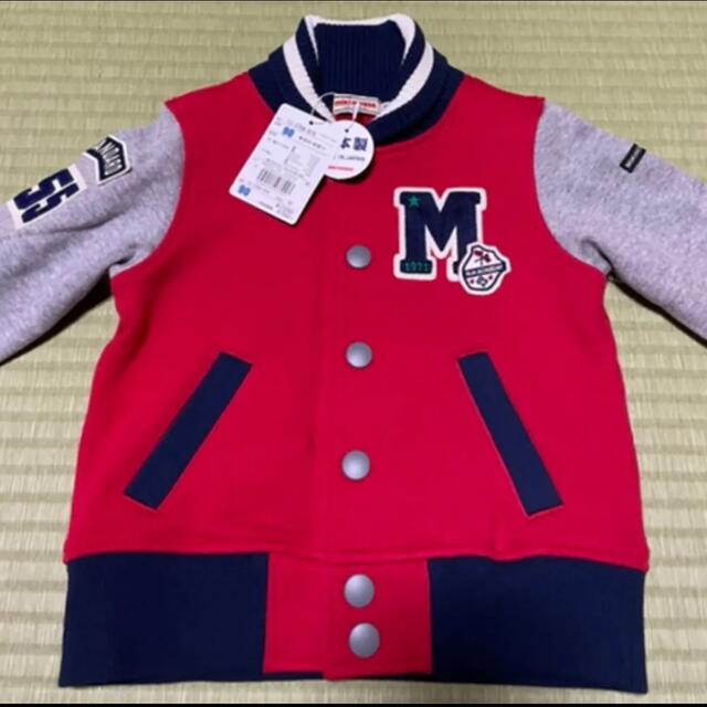 MIKIHOUSE❥ミキハウス❥スタジャン風ジャンパー❥90 - キッズ服男の子 MIKIHOUSE❥ミキハウス❥スタジャン風ジャンパー❥90 - キッズ服男の子