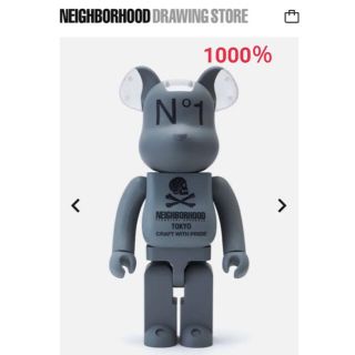 メディコムトイ(MEDICOM TOY)のBE@RBRICK NEIGHBORHOOD GRAY 1000％ 未開封(その他)