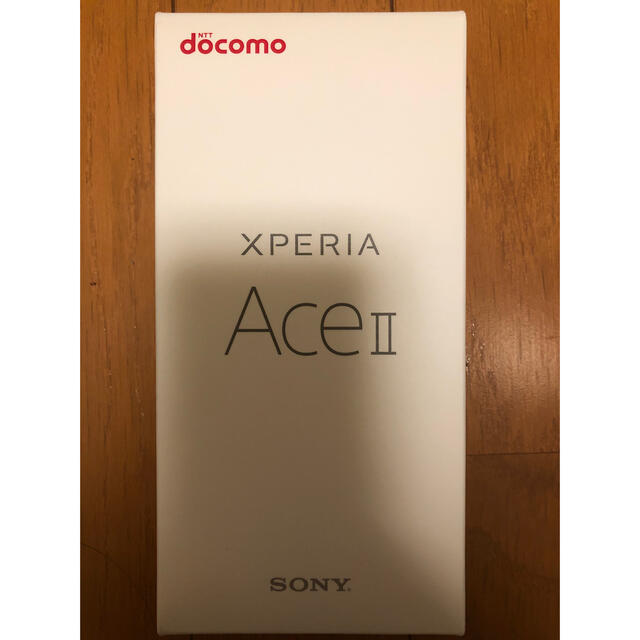 SONY Xperia Ace II SO-41B WhiteSO-41B情報端末シリーズ