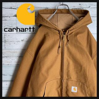 カーハート(carhartt)の【USA製】カーハート⭐︎ダックジャケット　アクティブジャケット　美品　ブラウン(カバーオール)