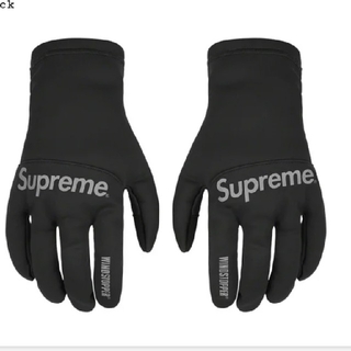 シュプリーム(Supreme)のSupreme Windstopper Gloves Black S/M(手袋)