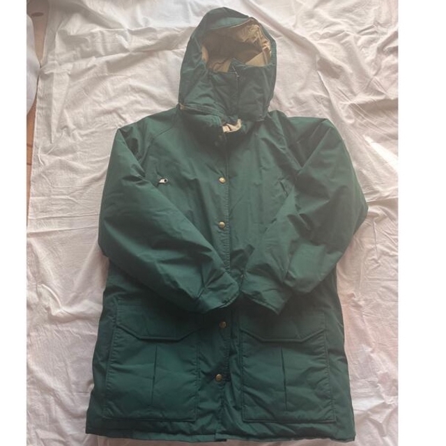 古着 80s LLBEAN ゴアテックス ダウンmade in USA 緑 XL-
